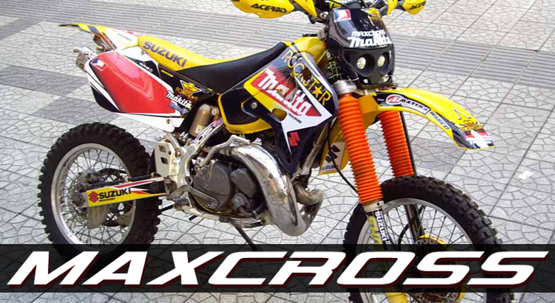 SUZUKI RMX250S 1996-N' (Iron tank version) ROCKSTAR MAKITA STYLE